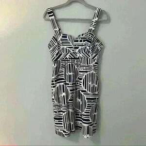 Trina Turk Geometric Print Dress (Flaws) Size 4/6